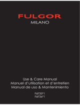 Fulgor Milano F6IT36S1 Manual de usuario