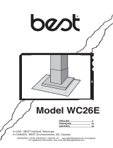 Best WC26I42SB Guía de instalación