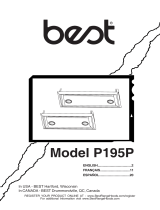 Best P195P1M52SB6 Guía de instalación