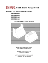 Kobe  CH0148SQB  Manual de usuario