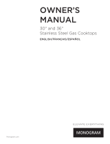 GE Monogram  ZGU36ESLSS  El manual del propietario