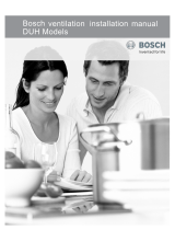 Bosch BSDUH30152UC Guía de instalación