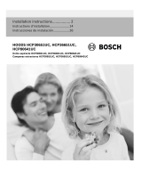 Bosch  HCP80641UC  Guía de instalación