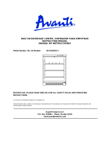 Avanti BCA5105SG-1 Guía del usuario