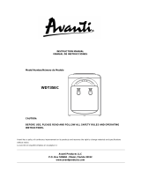 Avanti WDT35EC Manual de usuario