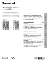 Panasonic CUDZ35VKE Instrucciones de operación