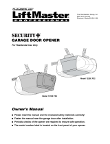 Chamberlain Garage Door Opener 1210E FS2 Manual de usuario
