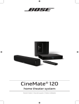 Bose CineMate® 120 system Manual de usuario