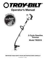 Bolens Trimmer TB20CS Manual de usuario
