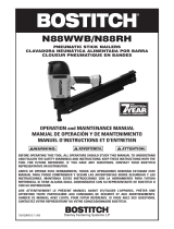 Bostitch Nail Gun N88RH Manual de usuario