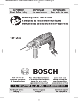 Bosch Power Tools 1191VSRK Manual de usuario