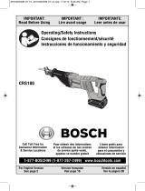 Bosch Cordless Saw CLPK431-181 Manual de usuario
