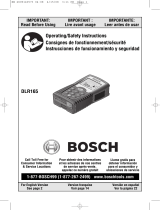 Bosch DLR165 Manual de usuario