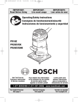 Bosch Power Tools PR10E Manual de usuario