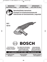 Bosch Power Tools 1821 Manual de usuario