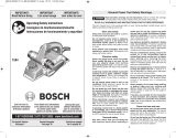 Bosch Power Tools Planer 1594K Manual de usuario