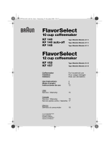 Braun Coffeemaker KF 152 Manual de usuario