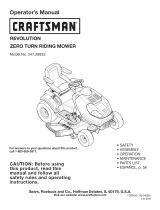 Craftsman Lawn Mower 247.28933 Manual de usuario