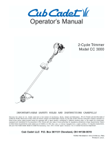 Cub Cadet Series CC3000 Manual de usuario