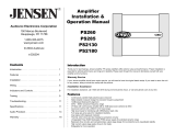 Jensen PS2180 Manual de usuario