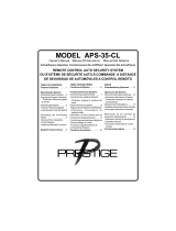 Audiovox APS-35-CL Manual de usuario