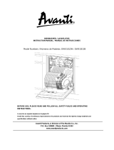 Avanti Dishwasher DWE1812W Manual de usuario