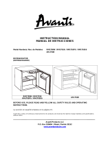 Avanti Refrigerator AR1754B Manual de usuario
