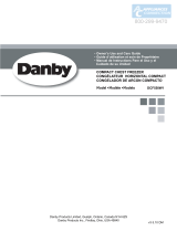 Danby Freezer DCF550W1 Manual de usuario