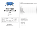 Jensen Car Stereo System MXM4425/G Manual de usuario