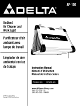 Delta Air Cleaner AP-100 Manual de usuario