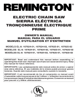 Desa Chainsaw EL-8: 107624-01 Manual de usuario