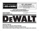 DeWalt Chainsaw DWE7490 Manual de usuario