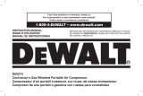DeWalt Air Compressor D55273 Manual de usuario