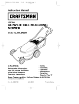 DeWalt Lawn Mower 900.370511 Manual de usuario