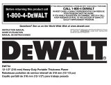 DeWalt Planer DW734 Manual de usuario