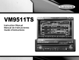 Jensen Multimedia AM/FM/DVD Receiver VM9511TS Manual de usuario