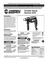 Campbell Hausfeld DG190600CK Manual de usuario