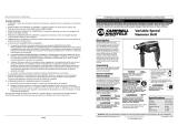 Campbell Hausfeld DG190600CK S Manual de usuario