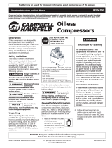 Campbell Hausfeld Air Compressor FP204100 Manual de usuario