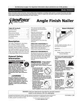 Campbell Hausfeld Nail Gun IFN35650 Manual de usuario