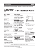 Campbell Hausfeld Nail Gun IFN00300 Manual de usuario