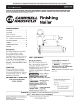 Campbell Hausfeld Nail Gun IN720501AV Manual de usuario