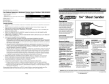 Campbell Hausfeld Sander DG480100CK Manual de usuario