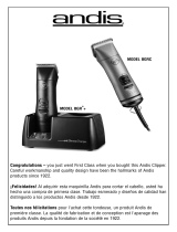 Andis Company Electric Shaver Model BGR BGRC Manual de usuario