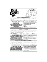 Dirt Devil Hand Vac Manual de usuario