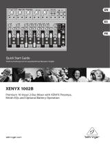Behringer Music Mixer 1002b Manual de usuario