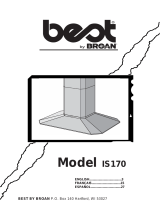 Best Ventilation Hood IS170 Manual de usuario