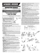 Black & Decker Trimmer 90512730 Manual de usuario