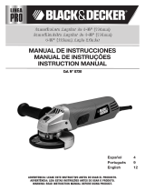 Black & Decker Grinder G720 Manual de usuario