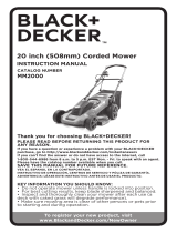 Black & Decker Lawn Mower MM2000 Manual de usuario